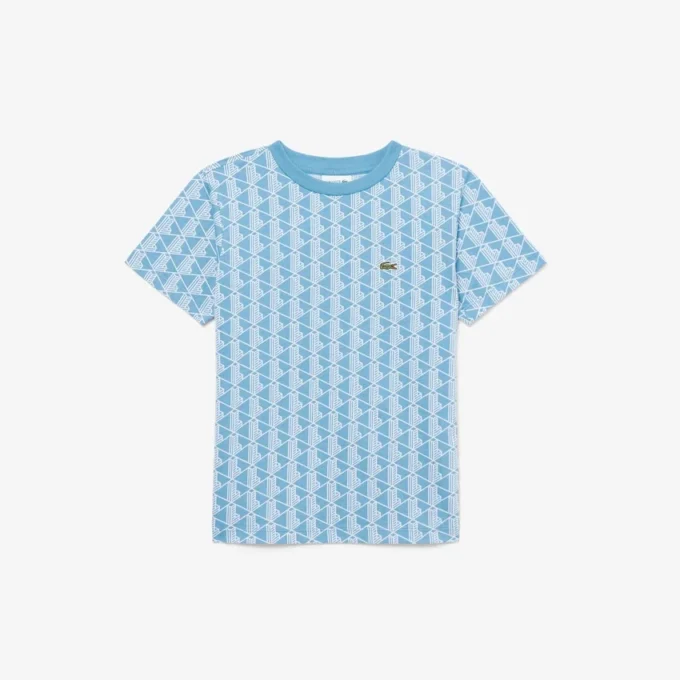 Monogram-T-skjorte i bomull