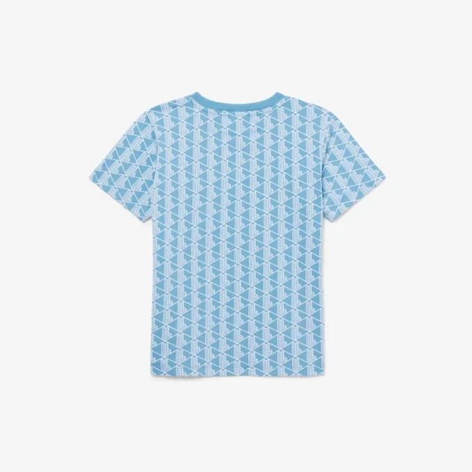 Monogram-T-skjorte i bomull