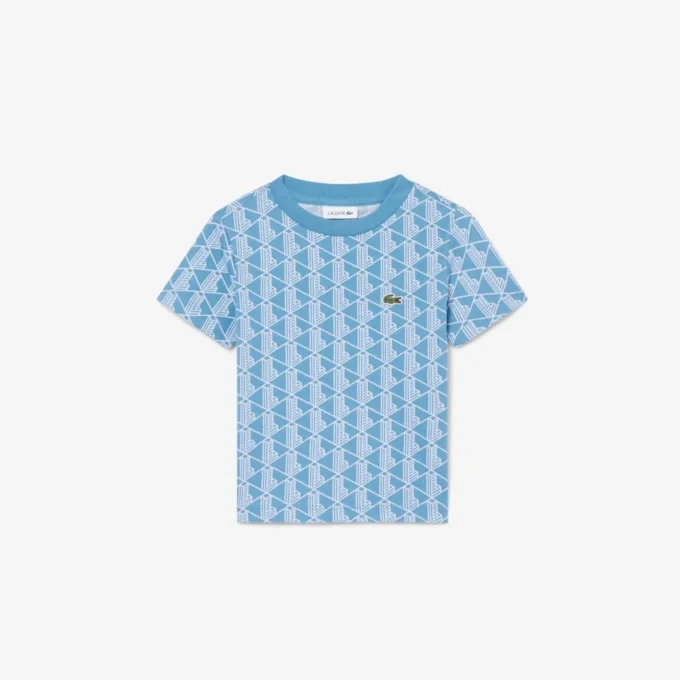 Monogram-T-skjorte i bomull