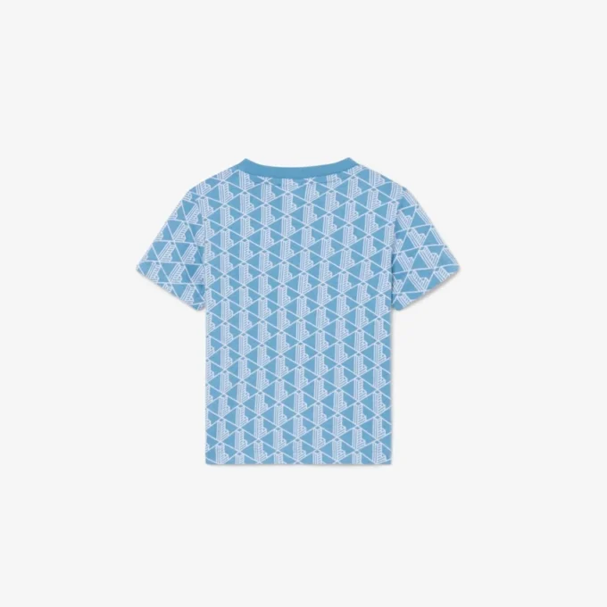 Monogram-T-skjorte i bomull