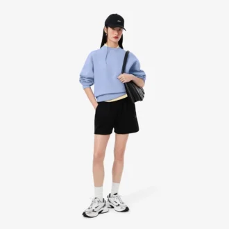 Oversized bomulls-Sweatshirt for kvinner