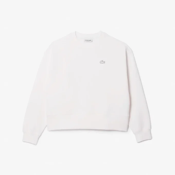 Oversized bomulls-Sweatshirt for kvinner