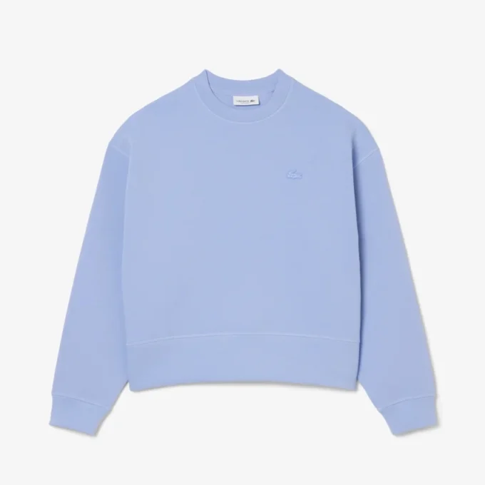 Oversized bomulls-Sweatshirt for kvinner