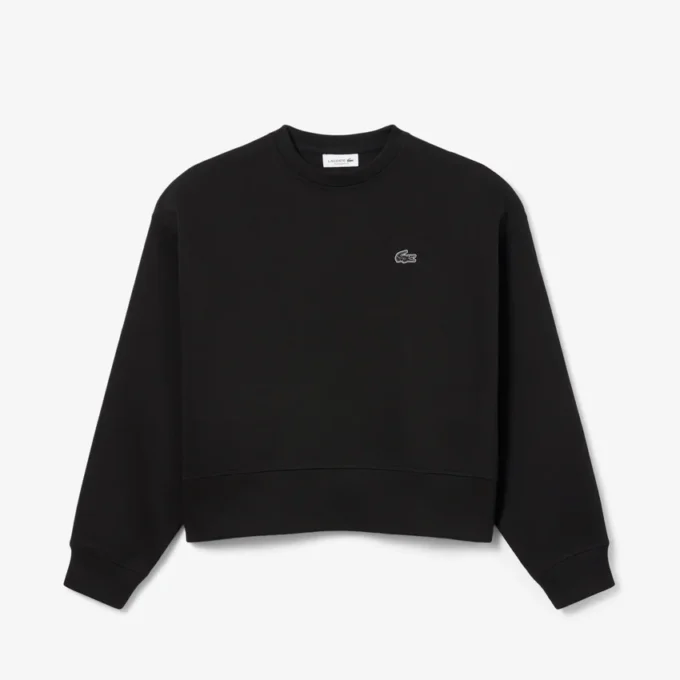 Oversized bomulls-Sweatshirt for kvinner