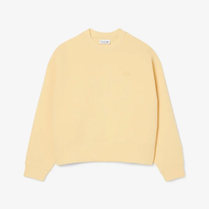 Oversized bomulls-Sweatshirt for kvinner