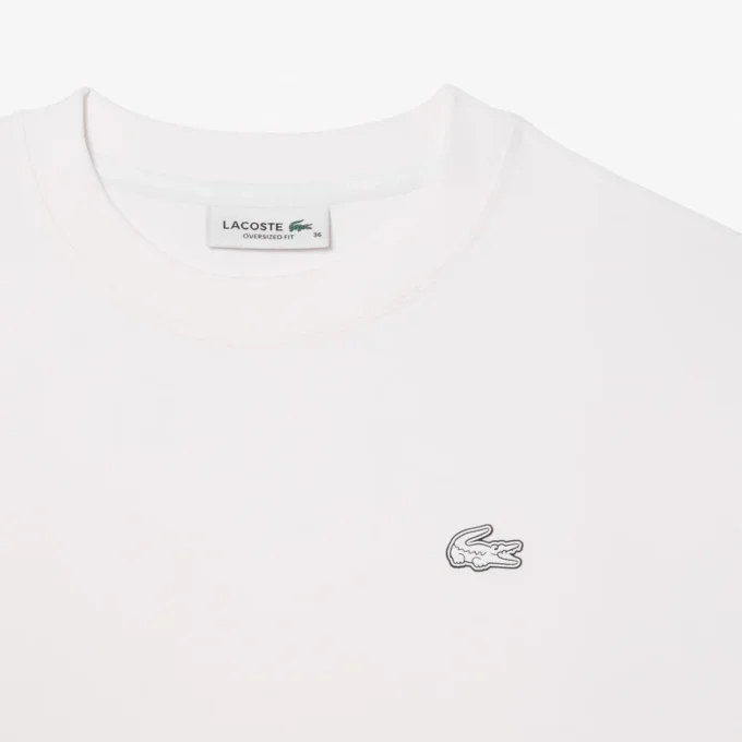 Oversized bomulls-Sweatshirt for kvinner