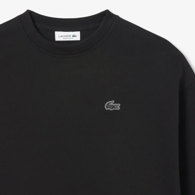 Oversized bomulls-Sweatshirt for kvinner