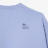 Oversized bomulls-Sweatshirt for kvinner