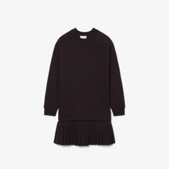 Oversized bomulls-Sweatshirt-kjole