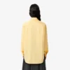 Oversized bomullsskjorte med knapper for kvinner