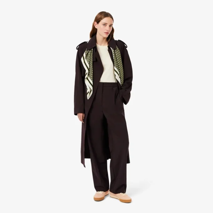 Oversized bukser i ullblanding