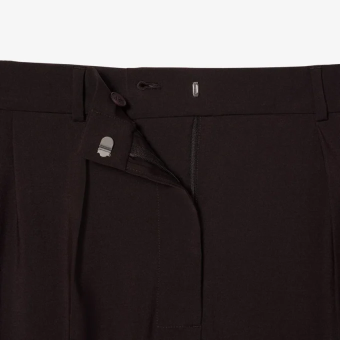 Oversized bukser i ullblanding