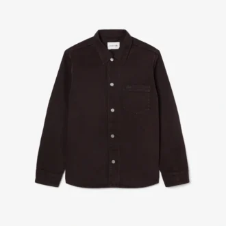 Oversized denim-overskjorte
