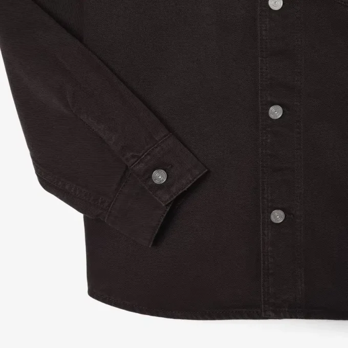Oversized denim-overskjorte