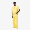 Oversized denim-pologensere for menn