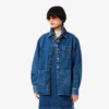Oversized denimskjorte for kvinner