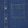 Oversized denimskjorte for kvinner