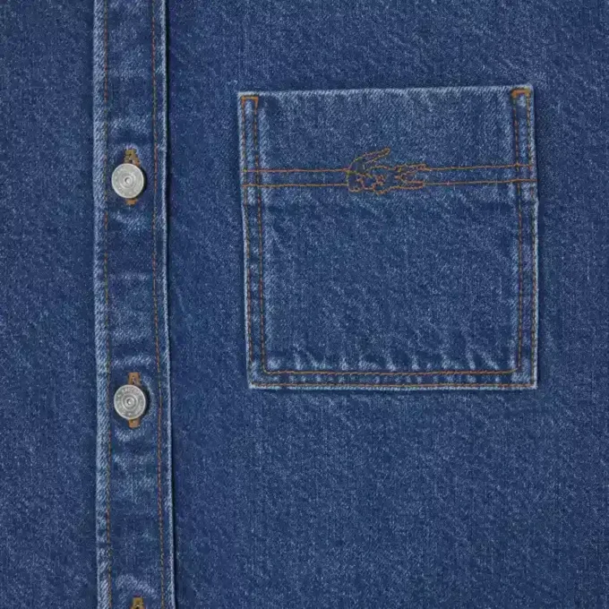 Oversized denimskjorte for kvinner