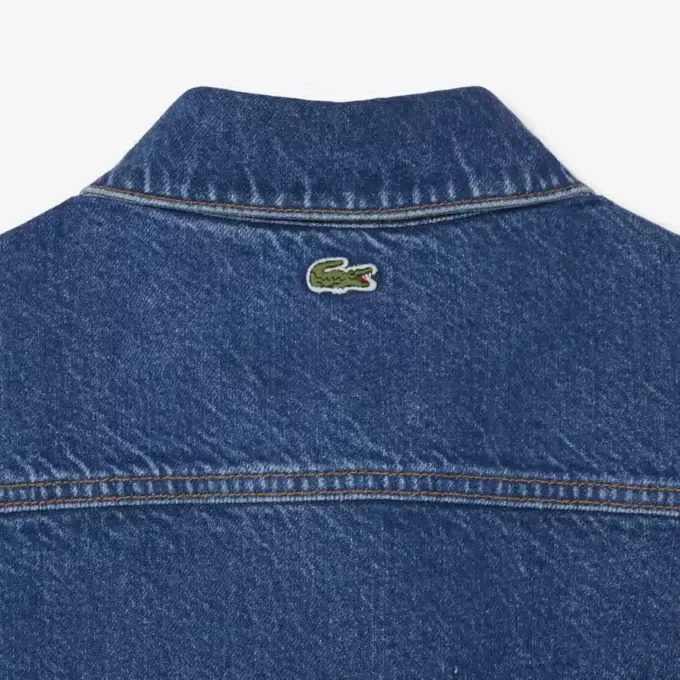 Oversized denimskjorte for kvinner