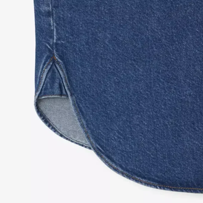 Oversized denimskjorte for kvinner