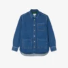 Oversized denimskjorte for kvinner