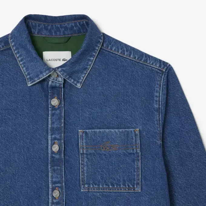 Oversized denimskjorte for kvinner