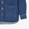 Oversized denimskjorte for kvinner