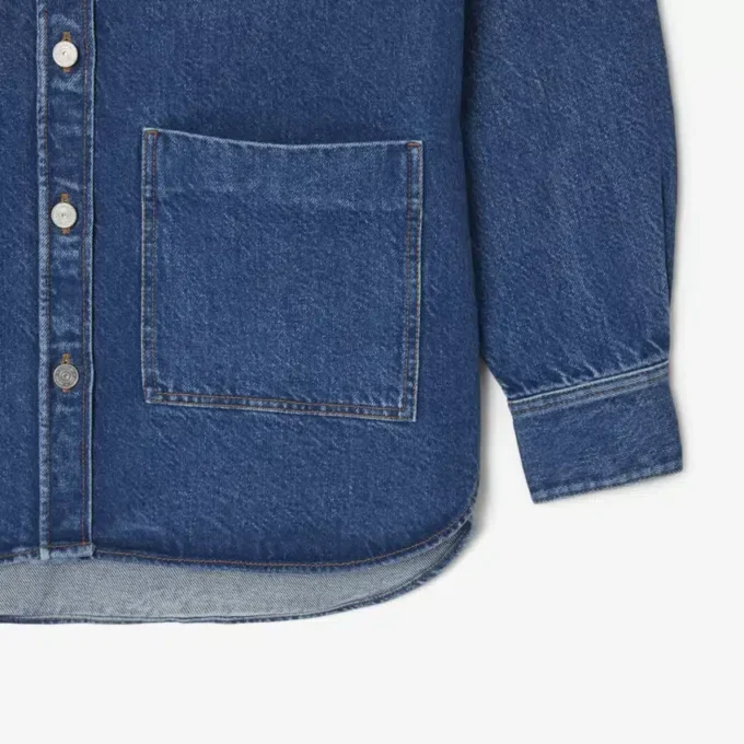 Oversized denimskjorte for kvinner
