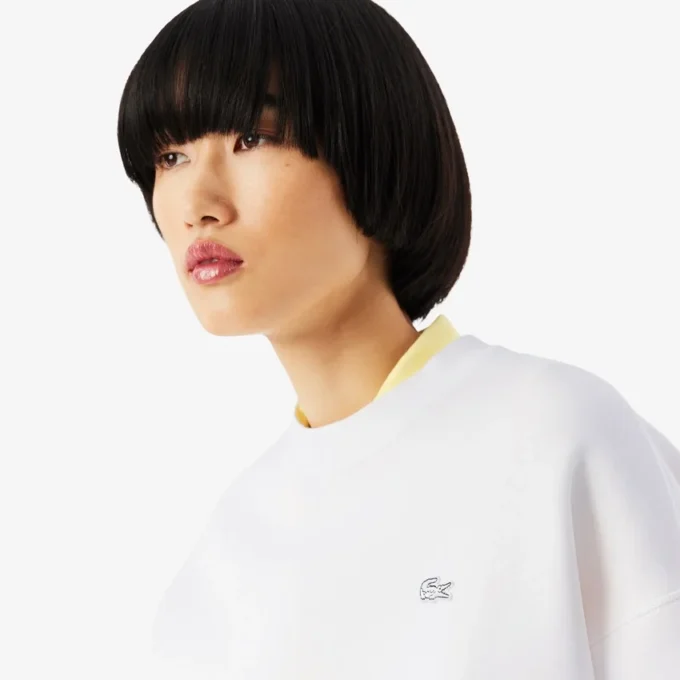 Oversized dobbeltsidig jersey-Sweatshirt