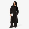 Oversized elastiske satengbukser