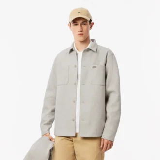 Oversized flanellskjorte for menn