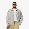Oversized flanellskjorte for menn