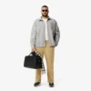 Oversized flanellskjorte for menn