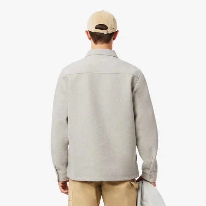 Oversized flanellskjorte for menn