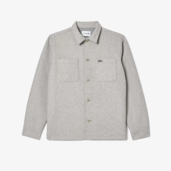 Oversized flanellskjorte for menn