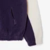 Oversized fleece-Sweatshirt med høy hals for kvinner