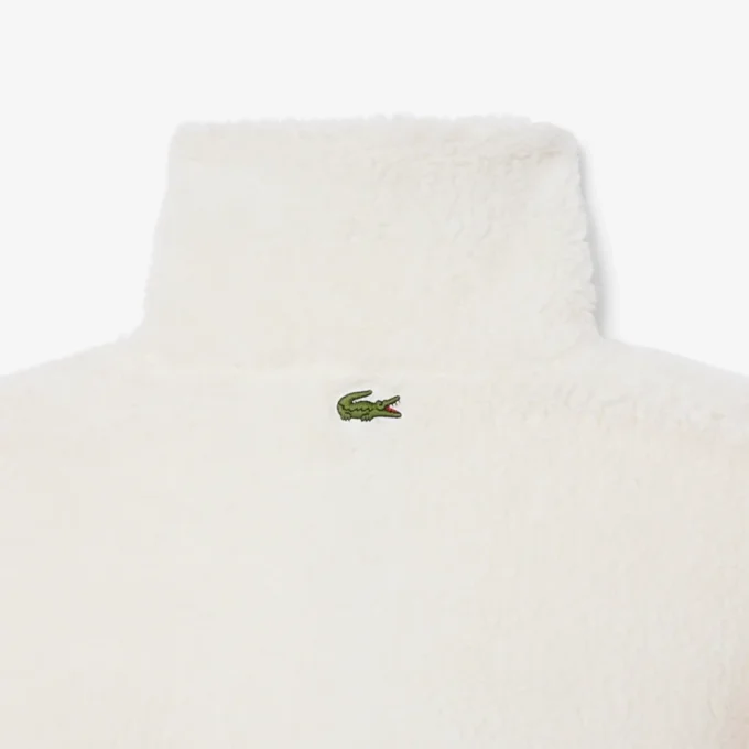 Oversized fleece-Sweatshirt med høy hals for kvinner