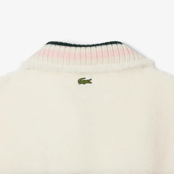 Oversized fleece-Sweatshirt med høy hals for kvinner