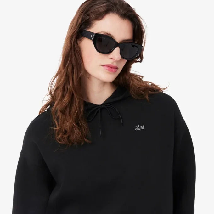 Oversized justerbar hettegenser
