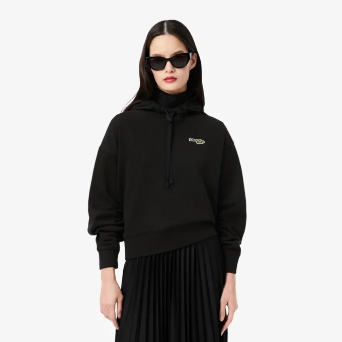 Oversized logo-hettegenser for kvinner