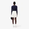 Oversized, løstsittende bermuda-shorts i linblanding