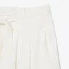 Oversized, løstsittende bermuda-shorts i linblanding
