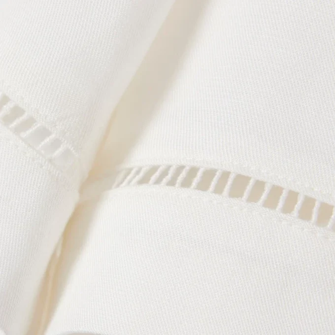 Oversized, løstsittende bermuda-shorts i linblanding