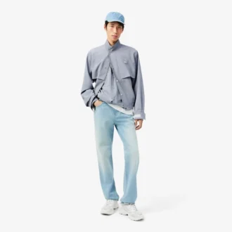 Oversized overskjorte i ullblanding