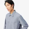 Oversized overskjorte i ullblanding