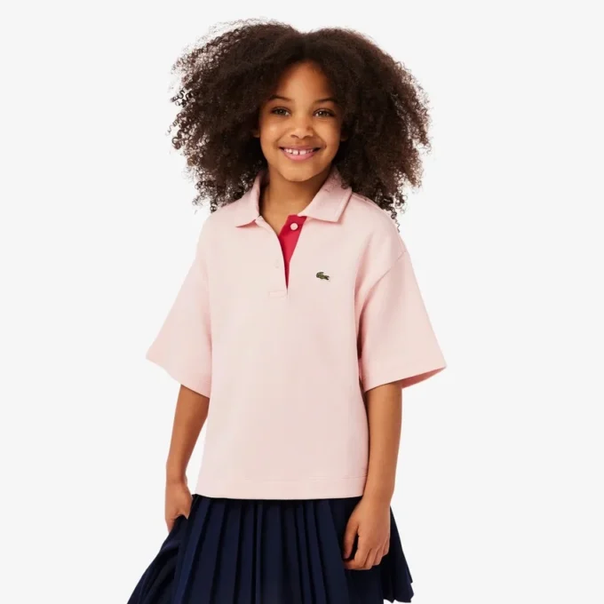 Oversized Piqua-pologensere for jenter