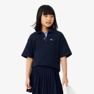 Oversized Piqua-pologensere for jenter