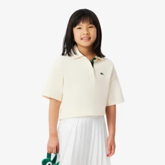 Oversized Piqua-pologensere for jenter