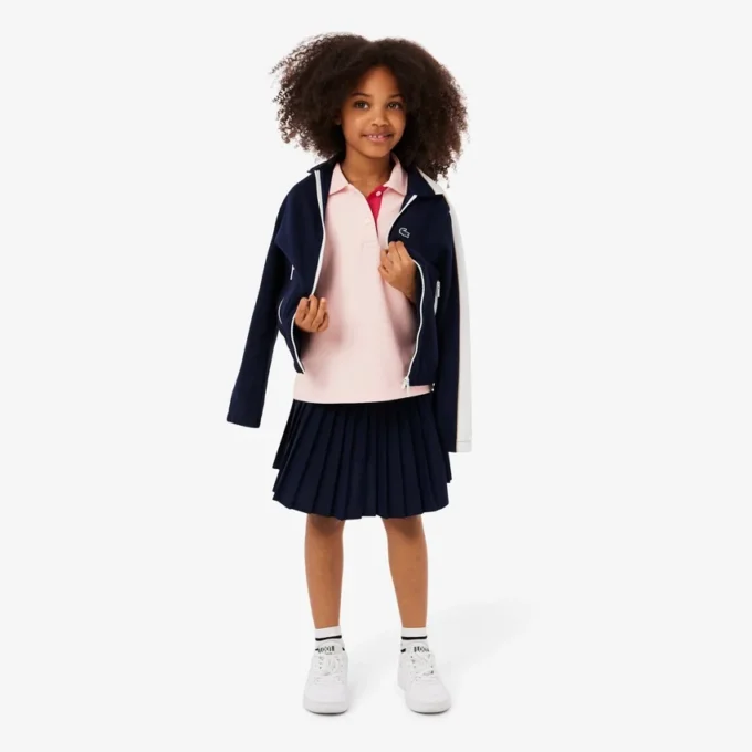 Oversized Piqua-pologensere for jenter
