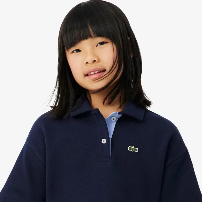 Oversized Piqua-pologensere for jenter